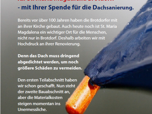 Schutz und Schirm für St. Maria Magdalena Brotdorf